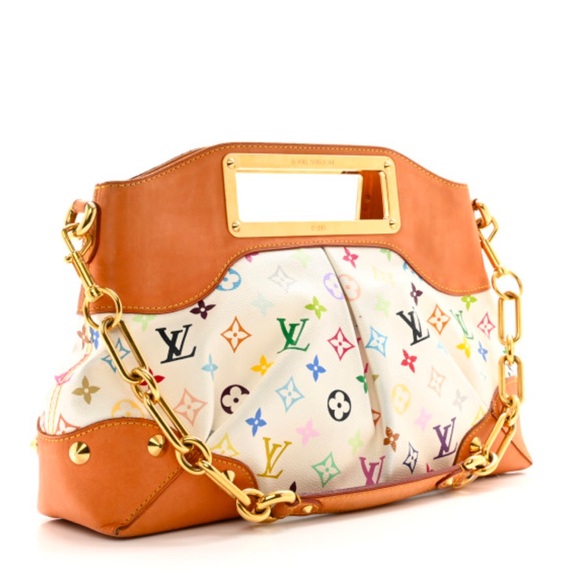SOLD- Louis Vuitton Multicolor Monogram Judy Murakami Shoulder Handbag with COA - Picture 2 of 8